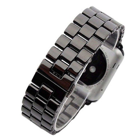 Ремешок для Apple watch 38/40/41mm Ceramic type 3 Black